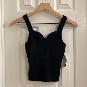 Abercrombie sweetheart neckline knit tank - XS